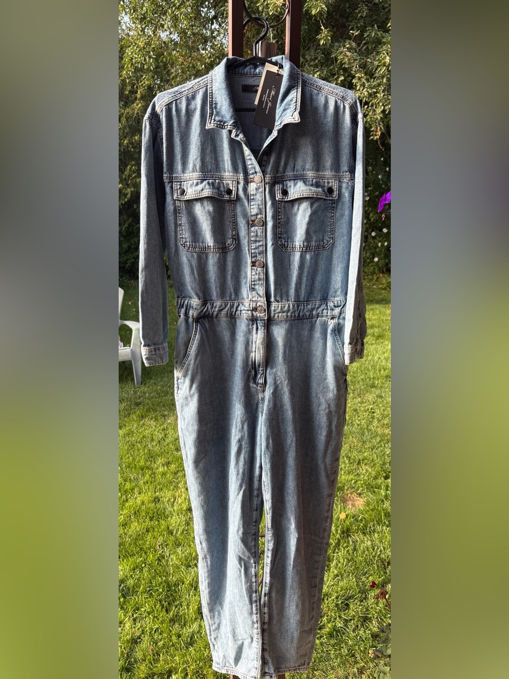 Mavi Denim Utility Jumpsuit - NWT size Large - Picture 5 of 10